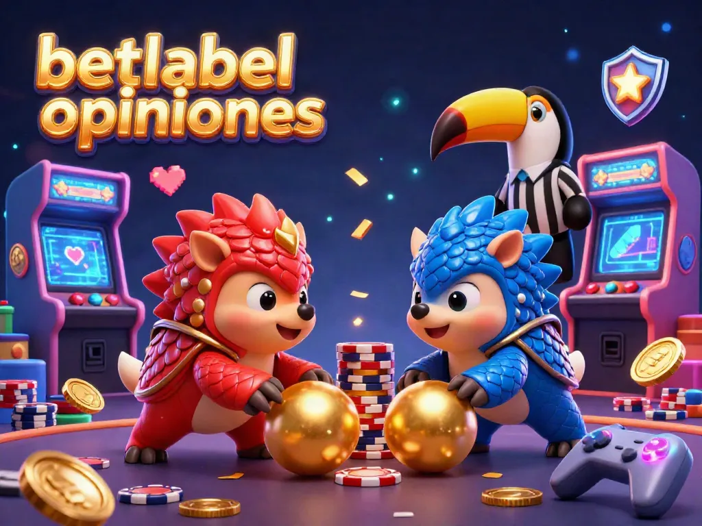 Experience vibrant gaming action with betlabel opiniones featuring colorful pangolins and casino elements.